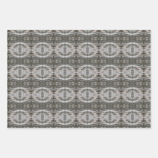 Feuille De Papier Cadeau Peril Tree Bark Patterned (Devant 3)