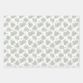 Feuille De Papier Cadeau Personalised Green Eucalyptus Wedding  (Devant)