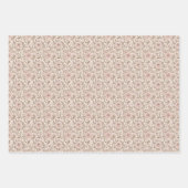 Feuille De Papier Cadeau Personalised Pink Rose Wedding  (Devant 2)