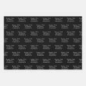 Feuille De Papier Cadeau Personalized 50 and Fabulous Birthday (Devant 2)