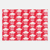 Feuille De Papier Cadeau Personalized Boys Graduation  (Devant 3)