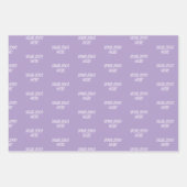 Feuille De Papier Cadeau Personalized Custom Your Logo Here Business Office (Devant 3)