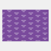 Feuille De Papier Cadeau Personalized Custom Your Logo Here Business Office (Devant)