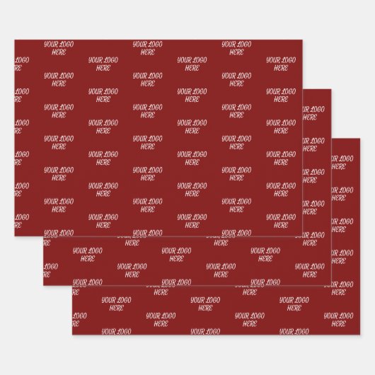 Feuille De Papier Cadeau Personalized Custom Your Logo Here Business Office (Lot)