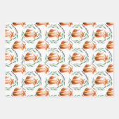 Feuille De Papier Cadeau Personalized Cute Fox woodland birthday (Devant)