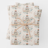 Feuille De Papier Cadeau Personalized Pastel Nutcracker Christmas (En situation)