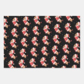 Feuille De Papier Cadeau Personalized Whimsical Wiener Dog Holiday (Devant 2)