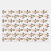 Feuille De Papier Cadeau Peter le lapin assis dans un pot Plante (Devant)