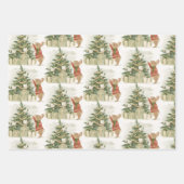 Feuille De Papier Cadeau Peter Rabbit Christmas tree (Devant 3)