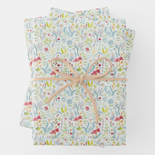 Feuille De Papier Cadeau Peter Rabbit | Motif d'aquarelle enchantée (En situation)