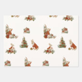 Feuille De Papier Cadeau Peter Rabbit Noël (Devant)