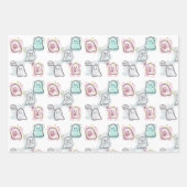 Feuille De Papier Cadeau Petit Ghost (Devant 3)