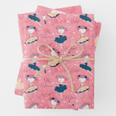 Feuille De Papier Cadeau Petite ballerine (En situation)