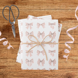 Feuille De Papier Cadeau Petite Danseuse Ballerine Rose Anniversaire Filles