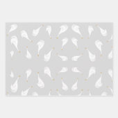 Feuille De Papier Cadeau Petite Oie (Devant)