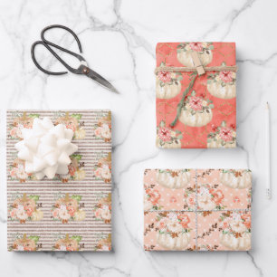 Feuille De Papier Cadeau Petits Cadeaux Baby showers d'anniversaire Citroui