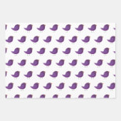 Feuille De Papier Cadeau Petits oiseaux (Devant 2)