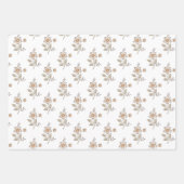 Feuille De Papier Cadeau Petits Souris Brun Actifs Bébé (Devant 3)
