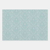 Feuille De Papier Cadeau Phare Simple de la Côte Maritime Boussole Nautique (Devant)