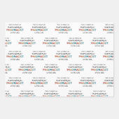 Feuille De Papier Cadeau Pharmacien Funny Awesome Pharmacist Cadeau (Devant 2)