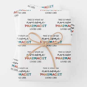 Feuille De Papier Cadeau Pharmacien Funny Awesome Pharmacist Cadeau