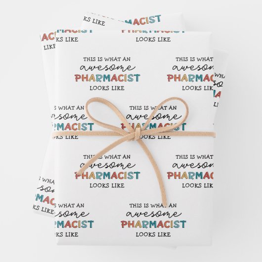 Feuille De Papier Cadeau Pharmacien Funny Awesome Pharmacist Cadeau (En situation)