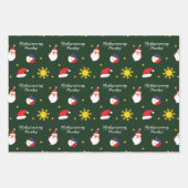 Feuille De Papier Cadeau Philippines Noël philippin Maligayang Pasko (Devant 3)