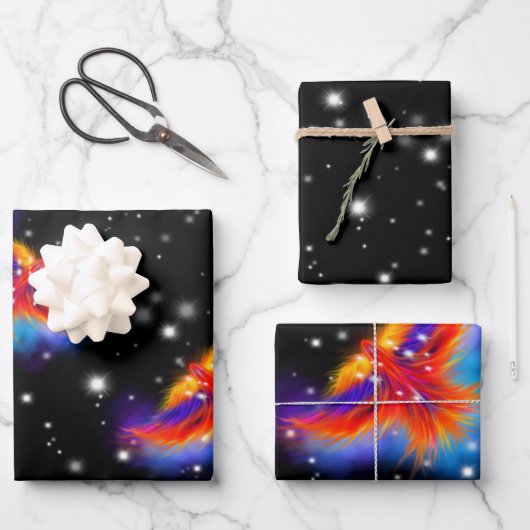 Feuille De Papier Cadeau Phoenix Nebula (Recto)
