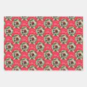 Feuille De Papier Cadeau Photo de Noël (Devant 2)