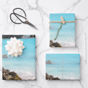 Feuille De Papier Cadeau Photo Island Coast & Tropical Sea