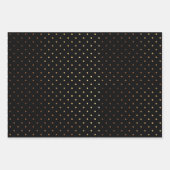 Feuille De Papier Cadeau Photo Place Mat Faux Argent, points de Parties sci (Devant 3)