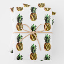 Photographie de fruit d'ananas tropical motif Noël