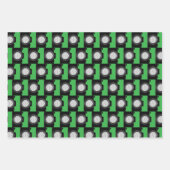 Feuille De Papier Cadeau Photographie de l'appareil photo thème vert (Devant 2)