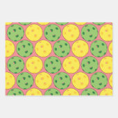 Feuille De Papier Cadeau Pickleball (Devant 2)