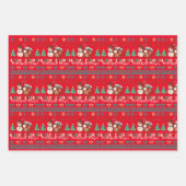 Feuille De Papier Cadeau Pickleball | Coco chaud rétro Doux moche (Devant 3)
