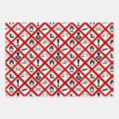 Feuille De Papier Cadeau Pictogrammes de danger d'Osha (Devant 2)