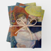 Feuille De Papier Cadeau Pierre-Auguste Renoir - Danse à Bougival (En situation)