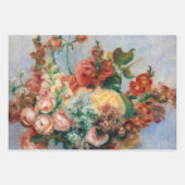 Feuille De Papier Cadeau Pierre-Auguste Renoir - Sélection de fleurs (Devant 3)