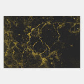 Feuille De Papier Cadeau Pierre de marbre (Devant 3)