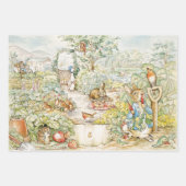 Feuille De Papier Cadeau Pierre le lapin (Devant 3)