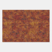 Feuille De Papier Cadeau Pierre rugueuse d'Halloween (Devant 3)