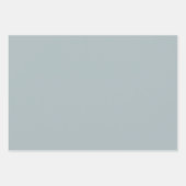 Feuille De Papier Cadeau Pine de Noël Vert Cerf Rustique (Devant 2)