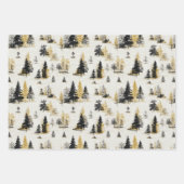 Feuille De Papier Cadeau Pine trees scenery landscape (Devant)