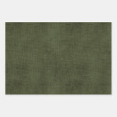 Feuille De Papier Cadeau Pine vert Olive (Devant 3)