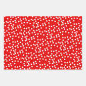 Feuille De Papier Cadeau Pingerbread Hommes & Green et Red Polkadot Noël (Devant 2)