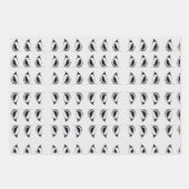 Feuille De Papier Cadeau Pingouin (Devant 2)