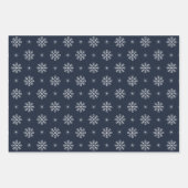 Feuille De Papier Cadeau Pingouin mignon Ours Snowflakes hiver Noël Patte (Devant 2)