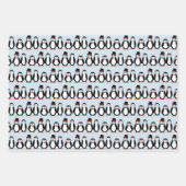 Feuille De Papier Cadeau Pingouins - (Devant)
