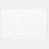 Feuille De Papier Cadeau Pink Axolotl fête d'anniversaire (Devant)