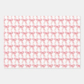 Feuille De Papier Cadeau Pink Coquette Bow (Devant)